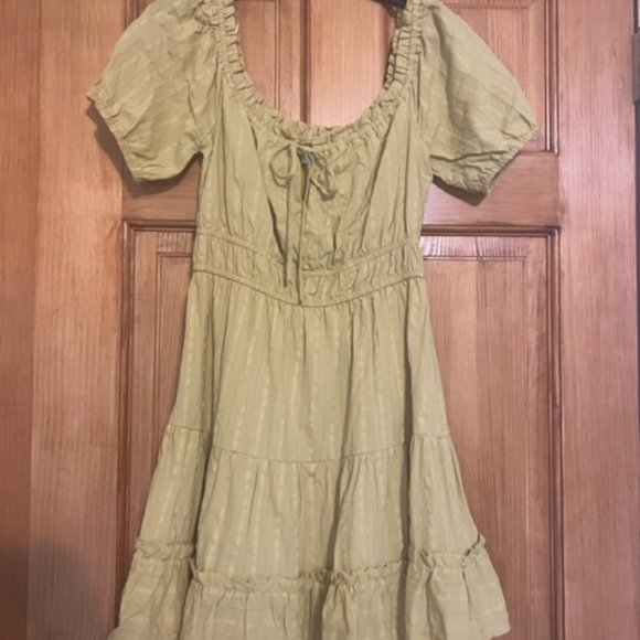 Lost + Wander pale yellow babydoll dress - Picture 4 of 4